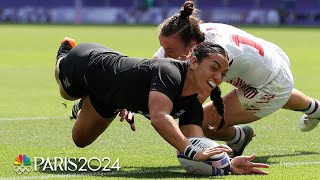 New Zealand denies Team USA of gold medal opportunity in womens rugby  Paris Olympics  NBC Sports [upl. by Jumbala]