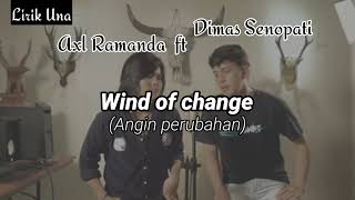 Wind Of Change  Scorpions  Cover Akustik by Dimas Senopati x Axl Ramanda  Lirik dan Terjemahan [upl. by Merce911]