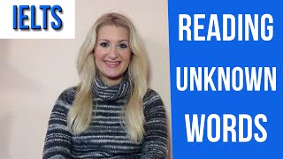 IELTS Reading What to do when you dont know a word english video [upl. by Eneloj741]