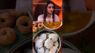 Trisha Favourite South Indian Food  idli Sambar idli sambar idlisambar [upl. by Esorbma]