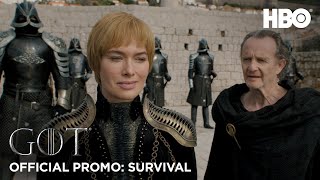 Game of Thrones  Season 8  Official Promo Survival HBO [upl. by Joelle]