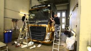 Volvo FH turns into GOLD [upl. by Eicarg]