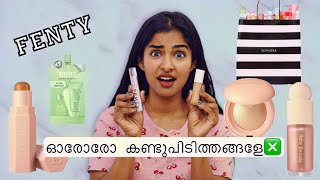 Trying out Thailand makeup 🤨 Sephora haul  Fenty beauty Rarebeauty Asvi Malayalam [upl. by Odessa544]