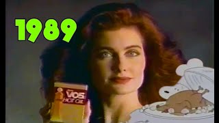 80s Thanksgiving Time Commercials quotGet Ready For Channel 3quot 1989 WCAX TV [upl. by Eillam]