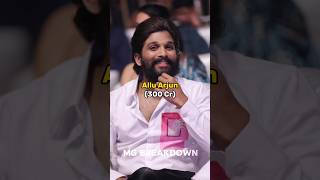 Pushpa 2 Movie Cast Fees 💥🔥alluarjun rashmikamandanna sreeleela fahadhfaasil sukumar pushpa2 [upl. by Laufer]