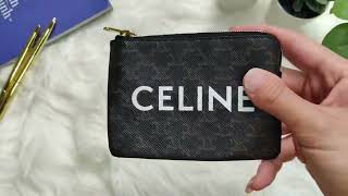 Unboxing Celine Coin and Card Pouch [upl. by Asiulairam]