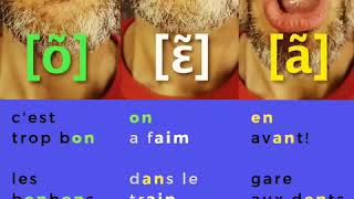 Please watch quotFRENCH NASAL VOWELS õ  in ɛ̃  an ã [upl. by Nicks675]