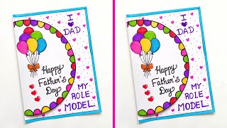 Fathers Day Greeting Card Ideas  Easy amp Super Fathers Day Card  Happy Fathers Day Card 2024 [upl. by Deborah]