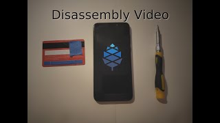 PinePhone disassembly and reassembly [upl. by Ominorej779]