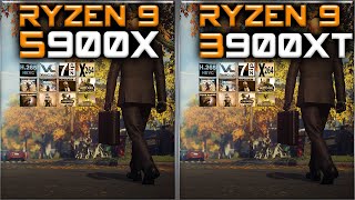 Ryzen 9 5900X vs Ryzen 9 3900XT Benchmarks – 15 Tests 🔥 [upl. by Nollek]