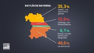 Flächenfraß in Bayern  wie viel Land ist schon zubetoniert fragBR24💡  BR24 [upl. by Llien]