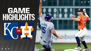 Royals vs Astros Game Highlights 83024  MLB Highlights [upl. by Niowtna]