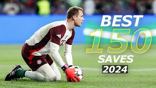 Best 150 Goalkeeper Saves 202425  HD 2 [upl. by Erodaeht]