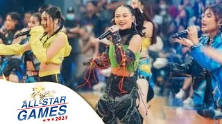 Maymay BINI AC and Gela Perform During Halftime  Star Magic AllStar Games 2023 [upl. by Naibaf704]