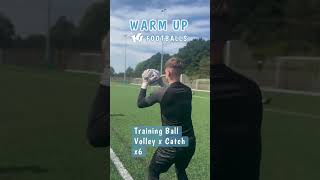 Goalkeeper WarmUp Routine with the new KEEPERsport Balls ⚽🔥 KEEPERsport goalkeeper football [upl. by Sarena]