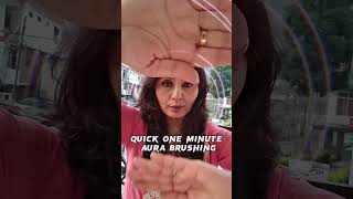 Quick One minute Aura Brushing  Reiki Healing To Cleanse Aura [upl. by Hsakiv]