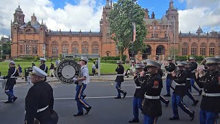 Mourne Young Defenders flute band  Glasgow Boyne Celebrations 6thJuly 2024 [upl. by Delmor]