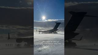 Transporting cargo to Antarctica in a US Air Force C17 globemaster [upl. by Gautier]