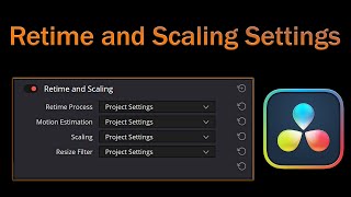 Retime and Scaling All Modes Explanation amp Comparison  DaVinci Resolve [upl. by Willamina]