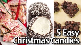 5 Easy Christmas Candies [upl. by Aihseym]