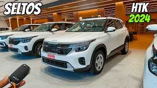 Kia Seltos HTK 2024 ❤️ Seltos Second Base Model  Price • Features • Real Life Detailed Review [upl. by Bunting]