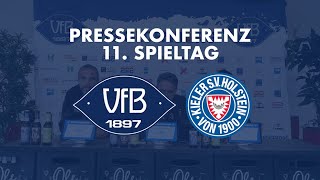 Pressekonferenz nach dem Spiel VfB Oldenburg  Holstein Kiel II am 11 Spieltag [upl. by Ahsinrats]