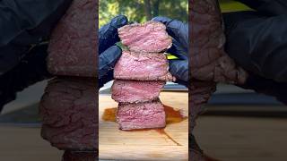 Reverse Seared Filet Steak filetmignon Steaks RecipeShort Foodie Grilled Grilling Medium [upl. by Holmen908]