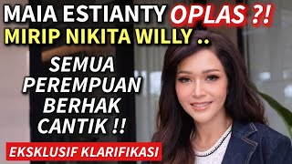 MAIA ESTIANTY OPLAS  MAKIN TUA MAKIN CANTIK VIRAL MIRIP NIKITA WILLY  EKSKLUSIF JAWAB JUJUR [upl. by Ahsirpac788]