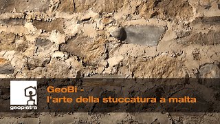 GEOPIETRA®  GeoBi e l’arte della stuccatura a malta  Official Video 🇮🇹 [upl. by Cock]