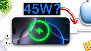 45W Charging on iPhone 16 Pro Max  The SHOCKING Results [upl. by Ledif92]