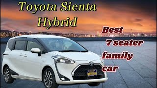 Toyota Sienta Hybrid G cuero best 7 seater family car [upl. by Nesyrb]