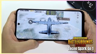 TECNO SPARK Go 1 PUBG Mobile Gaming test  Unisoc T615 120Hz Display [upl. by Hatcher]