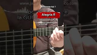 Alegria en E Intro Paco Pena japprendsleflamenco compas rumba guitare flamenco [upl. by Belva]