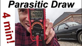 Quick Overview How to Diagnose a Parasitic Draw on a Foxbody Mustang [upl. by Howlan]