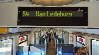 S Bahn Hannover  Ansagen der S4 Lang [upl. by Queen]