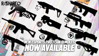 July 2023 Pro Team skins  Rainbow Six Esports [upl. by Bertram]