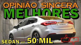 Melhores Carros Sedan até R 50 mil  Lista com dicas de carros grandes econômicos e baratos [upl. by Lisabeth792]