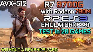 RPCS3  Ryzen 7 8700G with Radeon 780M amp 32GB RAM [upl. by Tosch177]