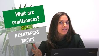 What are remittances Understanding Remittances Basics [upl. by Darnell]