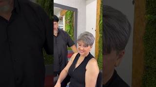 Pixie haircut for Women after 55 years old 💕 Стрижка Пикси для Женщин за 55 лет 💗 [upl. by Odlaw464]