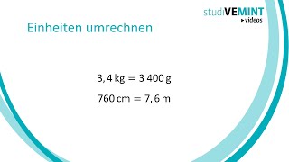 Einheiten umrechnen [upl. by Tebazile]