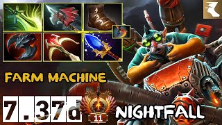 Afterburner Gyrocopter Pos 1  Farm Machine  Nightfall  737d  Immortal Dota [upl. by Camarata]