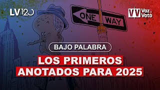 Bajo Palabra Los primeros anotado para 2025  Voz y Voto 2024 [upl. by Ennail]