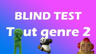 Blind Test Tout Genre 2 60 Extraits [upl. by Rusel264]