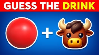 Guess The DRINK By Emoji 🍹🥤 Emoji Quiz  Quiz Dino [upl. by Yror]