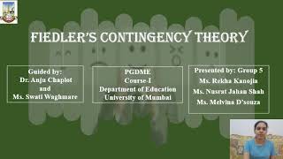 Fiedlers Contingency Model [upl. by Brennan488]