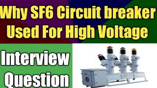 Why SF6 Circuit Breaker Used For High Voltage  What is SF6 Circuit Breaker  Hindi [upl. by Sitof]