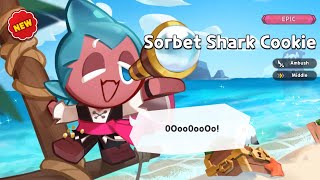 Sorbet shark cookie gacha animation [upl. by Lledualc]