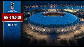 Russlands WMStadien Das Olympiastadion Luzhniki Moskau [upl. by Wilkins]