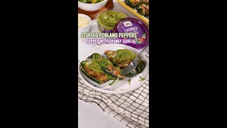 Stuffed Poblano Peppers with Guacamole [upl. by Schnapp]